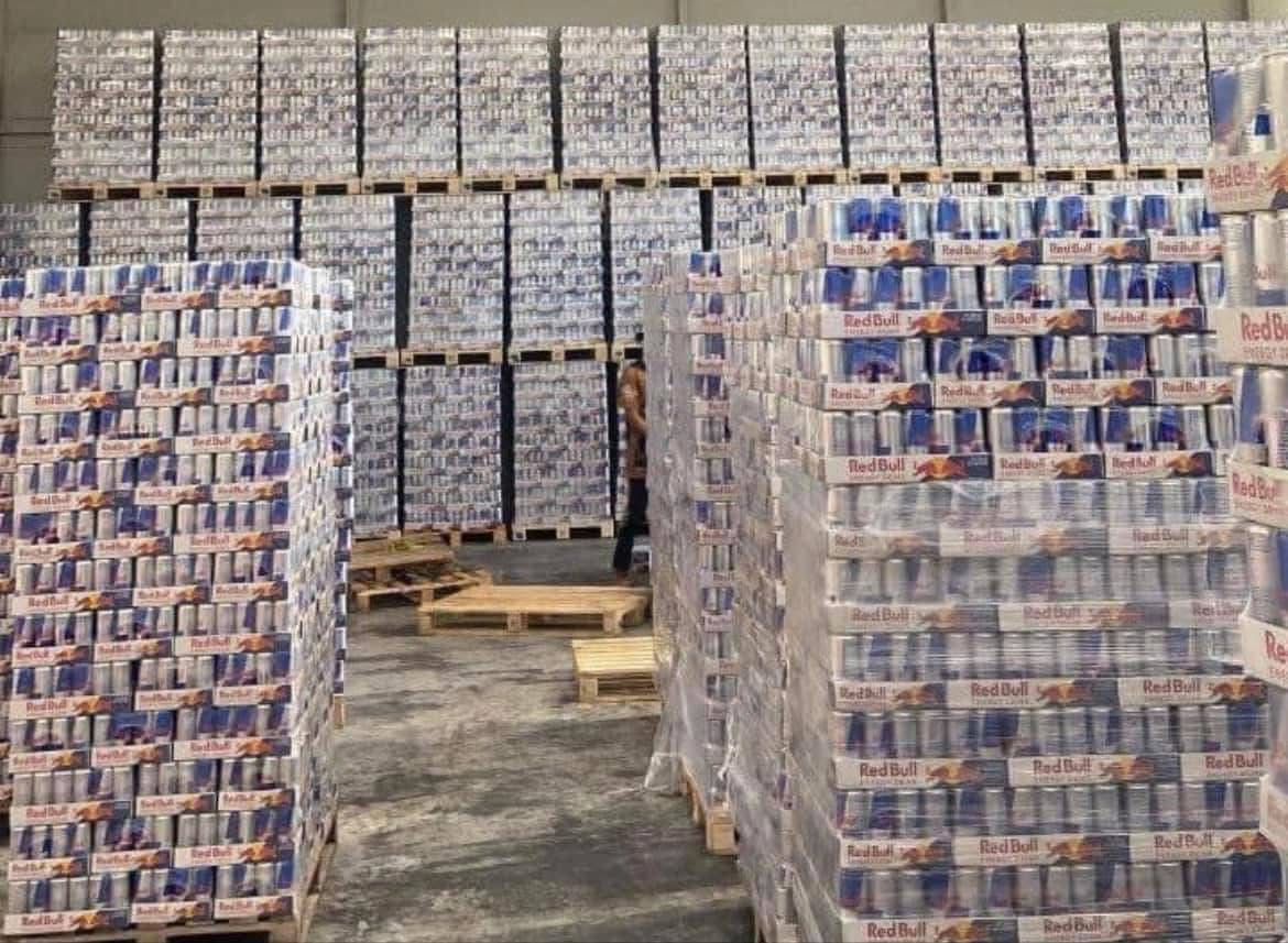 original redbull 150 trays per pallet Original Redbull 150 trays per pallet