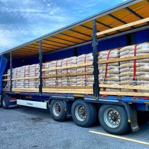 Home Wood pellets 60 bags per ton. Min order 10 ton